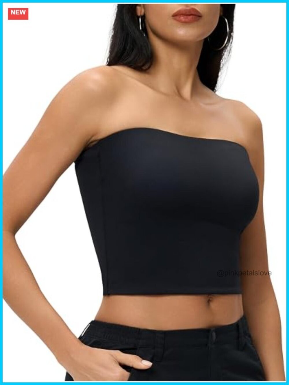 Double Lined Tube Tops Crop Going Out Tops Strapless Tank Summer Top
